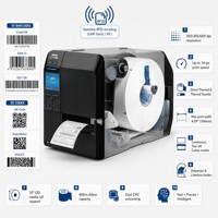 Imprimante thermique ultra-résistante pour étiquettes de codes-barres, machine d'impression de micro-étiquettes pour composants électroniques, utilisation en usine pour la production en série