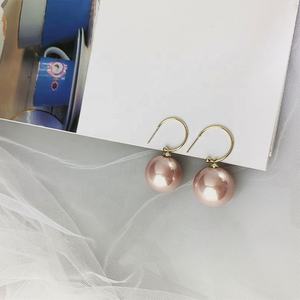 Pendientes de Perlas Grandes de Diseño Exclusivo, Estilo Europeo Americano, Elegantes y Modernos para Mujer, Dos Formas de Uso - Product Image 4