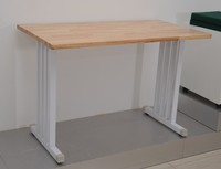 Meubles de bureau en acier inoxydable, chaise pour photos, table d'ordinateur