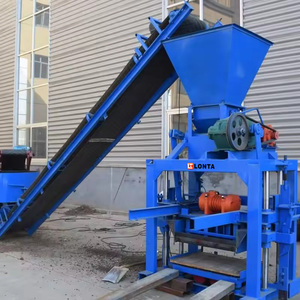 LONTA QTJ4-30A Semi Automatic 4 <strong>6</strong> 8 Inch Interlock Hollow Road Paver Mould <strong>Cement</strong> Concrete Brick <strong>Block</strong> Making <strong>Machine</strong> Machinery - Product Image 2