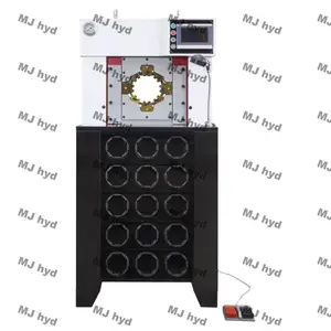 Máquina de friso hidráulica automática para mangueira de ar condicionado Hola, fornecedores de suspensão a ar
