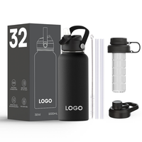 Gobelet isotherme en acier inoxydable écologique de 18 oz avec logo personnalisé, double paroi, thermos pour boire de l'eau en voyage