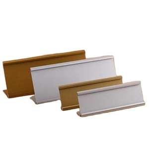 Cornice Personalizzata per <span class=keywords><strong>Targhetta</strong></span> <span class=keywords><strong>da</strong></span> <span class=keywords><strong>Scrivania</strong></span>, Porta-Nome in Metallo Alluminio per <span class=keywords><strong>Scrivania</strong></span> - Product Image 1
