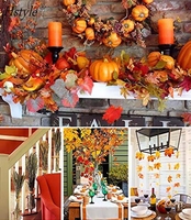 FZH316 — feuilles d'érable artificielles colorées, vente en gros, assorties, pour événements, mariages, décoration, Pack de 50 unités