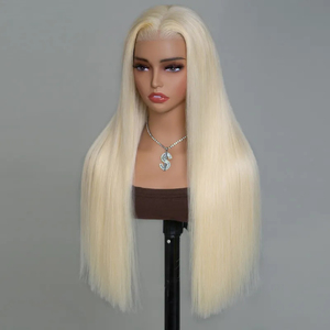 Perruque en cheveux vierges brésiliens Remy 613, longue, blonde, HD transparente, avec baby hair, pour femmes, densité 150%, vente en gros - Product Image 4