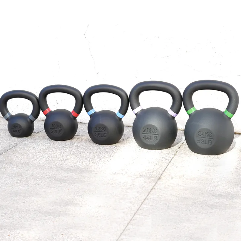 wholesale factory Competition Cast Iron Powder Coated Kettlebell