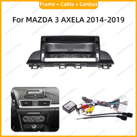 Kit de panneaux de tableau de bord multimédia pour autoradio Android avec écran de 12,3 pouces pour Mazda CX-5 CX-4 CX-8 AXELA Atenza MAZDA3 MAZDA6