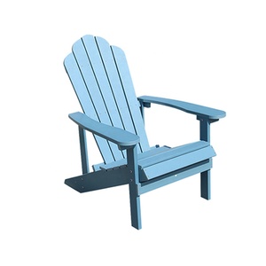 Outdoor Colorful Waterproof Plastic Modern style Leisure Fully Plastic deck chair Wood Sun Loungers adirondack chair