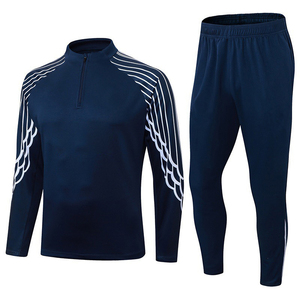 2526 Autumn Winter Long Sleeve Soccer Tracksuit for Men and Kids <strong>MBAPPE</strong> BENZEMA RONALDO <strong>Football</strong> Training Suit Sports Wear <strong>Kit</strong> - Product Image 4