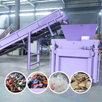 Presse à balles compacteuse entièrement automatique pour bouteilles en plastique, bouteilles PET, films plastiques et sacs tissés
