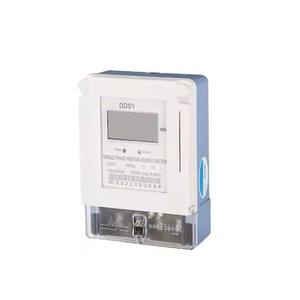 Compteur d'énergie prépayé mural à affichage numérique LCD connecté, insertion de carte électronique, monophasé, modèle DDSY 220V - Product Image 2