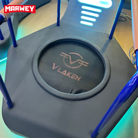 Máquina de Simulación de Interacción de Fútbol Virtual para Interiores, Simulador Portátil Interactivo de Fútbol AR con Juego de Penaltis y Reacción al Tiros