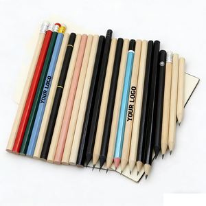 Crayons HB personnalisés avec logo de marque, en gros, à prix abordable, pour enfants, crayons triangulaires avec gomme - Product Image 1