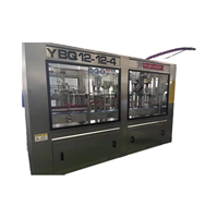 Machine de remplissage de boissons et d'eau pure haute précision YBQ12-12-4, machine de bouchage automatique à commande PLC à distance pour grandes bouteilles