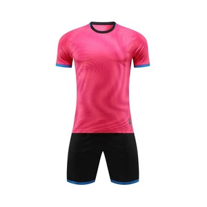 Maillot de football personnalisé 25-26, ensemble de maillots de football à manches courtes pour hommes, survêtement athlétique 100 % coton, imprimé par transfert thermique, séchage rapide - Product Image 6