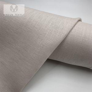 Mindun OEKO-TEX gros rouleau personnalisé épais blanc naturel 100% pur <span class=keywords><strong>lin</strong></span> rideau <span class=keywords><strong>tissu</strong></span> - Product Image 3