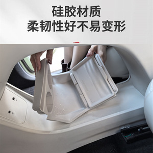 กล่องเก็บของซิลิโคน Geely ใต้คอนโซลกลางแบบพับได้กันน้ำสำหรับอุปกรณ์ตกแต่งภายในรถยนต์ - Product Image 4
