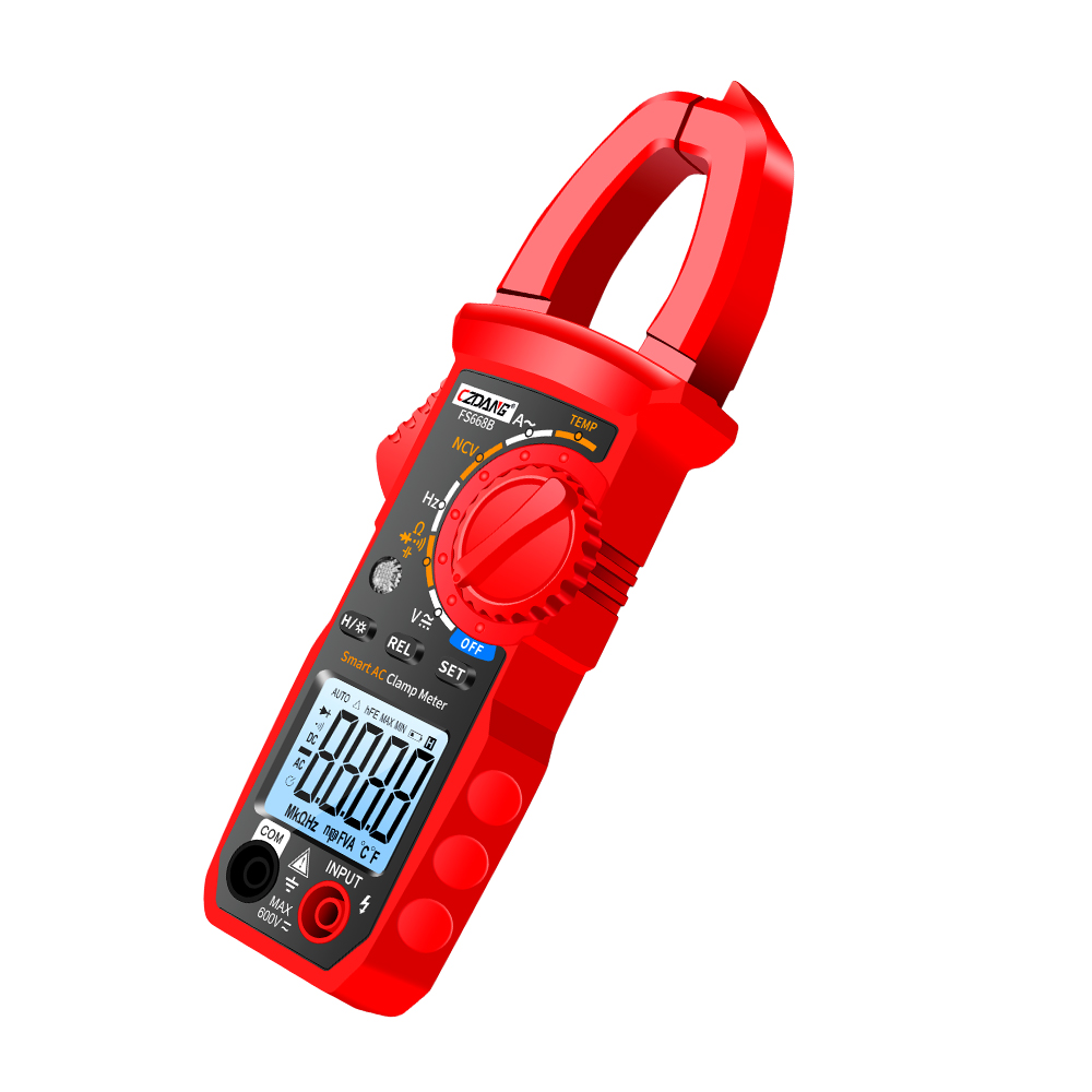 Pinza Amperimétrica Digital de Rango Automático de 3999 Dígitos