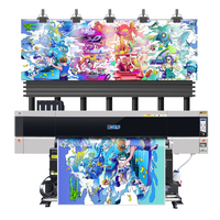 Impresora de Gran Formato para Exteriores de 1.8m, Impresora de Vinilo para Pancartas Flexibles, Impresora Eco Solvente con 8 cabezales I3200