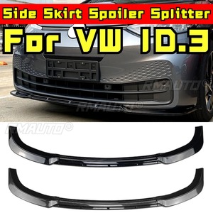 For VW ID.3 Body Kit Front Bumper Splitter Front Bumper <b>Diffuser</b> Spoiler Lip Bumper Protector Cover <b>Car</b> Accessories - Product Image 1