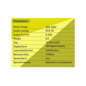 HR1520 Short Circuit Detector <strong>Killer</strong>,20V 20A Adjustable Voltage Current Power Supply,motherboard PCB Short Circuit Burning Tool - Product Image 6