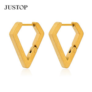 Pendientes de Aro de Moda OEM/ODM, Acero Inoxidable Impermeable, Chapado en Oro de 18K, Hipoalergénicos, Proveedor de Pendientes de Moda para Mujer - Product Image 6