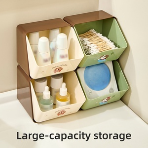 Custom Logo Large-Capacity Cartoon <b>Tea</b> Bag Coffee Milk Storage Storage <b>Box</b> Home Desktop Coffee Snacks Plastic Storage <b>Box</b> - Product Image 6
