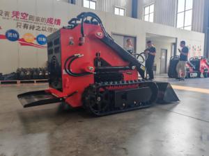 Nhà Máy bán hàng trực tiếp của giá rẻ Mini di động nhỏ Skid chỉ đạo Bộ nạp xăng động cơ nhỏ gọn loader Skid chỉ đạo Bộ nạp để bán - Product Image 4