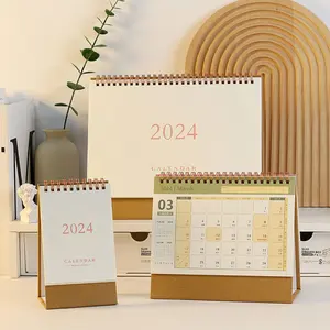 Desk calendar new style office desktop decoration simple small fresh calendar planner