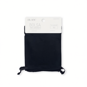 Il Velvet Bag 9x12 Cm 2 Pcs Black <b>Drawstring</b> Storage <b>Pouch</b> - Product Image 1
