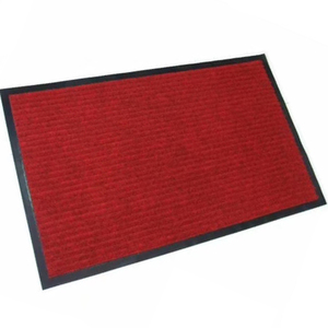 Tapis de porte anti-dérapant rayé intérieur/extérieur Dirt Trapper Tapis d'entrée anti-poussière Paillasson de porte d'entrée avec fonction de grattage - Product Image 1