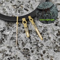 8.5*12.5*13mm aiguilles de montre or Rose or mains vert lumineux montre aiguille mains pour NH35 NH36 NH38