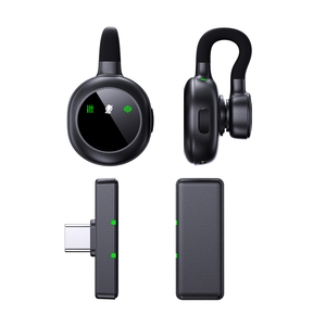 Microphone cravate sans fil invisible avec suppression du bruit par IA, rechargeable par USB-C, pour interview, podcast, enregistrement en <span class=keywords><strong>studio</strong></span> - Product Image 6