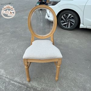 Offre Spéciale Pas Cher Prix Ovale Retour Meubles De Noce Événement Hôtel À Manger Louis Xv Chaise Style Barroco - Product Image 4
