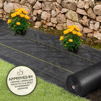 Toile tissée en PP pour jardin, bâche anti-mauvaises herbes, paillis pour potager, contrôle efficace des adventices dans les jardins potagers