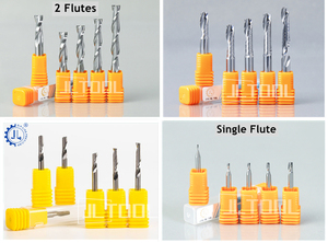 Fresa de Carburo de Una Sola Flauta para Láminas ACP y Aluminio, Brocas de Router CNC, Cortador de Fresado CNC Personalizado OEM para Corte de Aluminio - Product Image 5