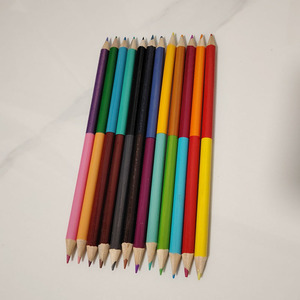 <span class=keywords><strong>12</strong></span> miếng 24 màu sắc hai mặt màu kép tip bút chì đa màu trẻ em sinh viên nghệ thuật bút chì Bộ - Product Image 4