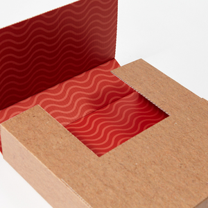 <span class=keywords><strong>Deluxe</strong></span> Kraft Easy Fold Corrugado Mailer Box Libro Catálogo Foto Económico Kraft Bookfolds Carpeta de una pieza - Product Image 3