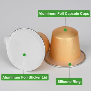 Cápsulas de Aluminio Desechables para Café, Recargables, para Espresso Original Line, Kit de Repuesto para Máquina de Espresso - Product Image 4