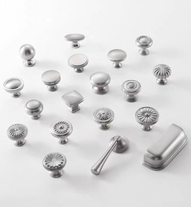 Poignée de meuble en laiton massif nickel brossé pour armoires de cuisine, placards et tiroirs – Offre Spéciale - Product Image 3