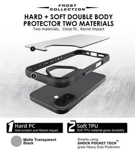 Custodia rigida opaca per <span class=keywords><strong>iPhone</strong></span> 16 13 <span class=keywords><strong>12</strong></span> Mini 15 14 Pro Max custodia per paraurti satinato sottile per <span class=keywords><strong>iPhone</strong></span> 14 15 Plus <span class=keywords><strong>Cover</strong></span> - Product Image 4