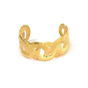Pulsera de Cadena de Eslabones de Moda, Acero Inoxidable 316L, Chapado en Oro PVD, Joyería Sostenible y Resistente - Product Image 1