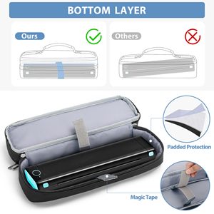 Sac de transport portable simple avec fermeture éclair pour trépied et monopode, avec support de fond souple, en polyester - Product Image 2