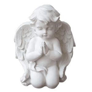Estatuilla de Ángel personalizada, diseño de decoración de estatua, OEM, figuras de mitología clásicas griegas antiguas, escultura de poliresina de querubín, artesanías de resina - Product Image 2