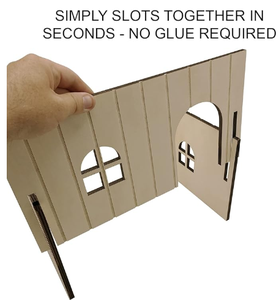 Maison pour animaux de compagnie en bois massif parfaite de 33x16x24 cm pour cochons <span class=keywords><strong>d</strong></span>'<span class=keywords><strong>Inde</strong></span>, lapins, rats, hérissons pygmées, meubles pour animaux - Product Image 5