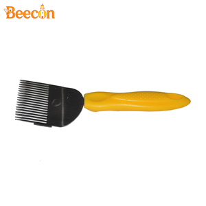 Nouvelle fourche à <span class=keywords><strong>d</strong></span>ésoperculer jaune en acier inoxydable et plastique, outils de <span class=keywords><strong>d</strong></span>ésoperculation pour la récolte apicole - Product Image 3