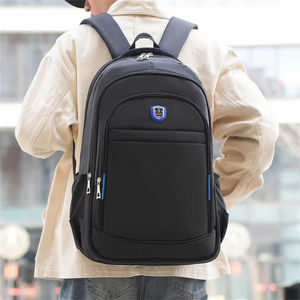 Sac à dos pour ordinateur portable géométrique, grande capacité, imperméable, avec compartiment pour ordinateur portable, fermeture éclair, élastique, antivol, USB, vente en gros - Product Image 3