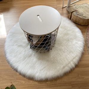 Tapis de porte en fourrure de lapin lisse, tapis de luxe pour salon, tapis Shaggy, tapis en fausse fourrure, tapis en fourrure de lapin - Product Image 5