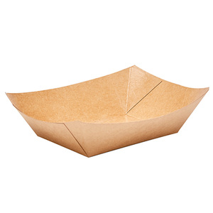 Commercial coated oil-proof kraft paper take away food fried chicken snack container box