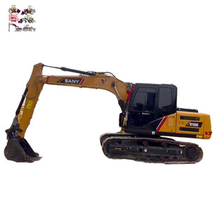 Excavatrice sur chenilles d'occasion Sany SY135C bon marché, 13 tonnes, modèle 2021, avec moteur Mitsubishi, pompe à engrenages, à Shanghai, Chine - Product Image 1